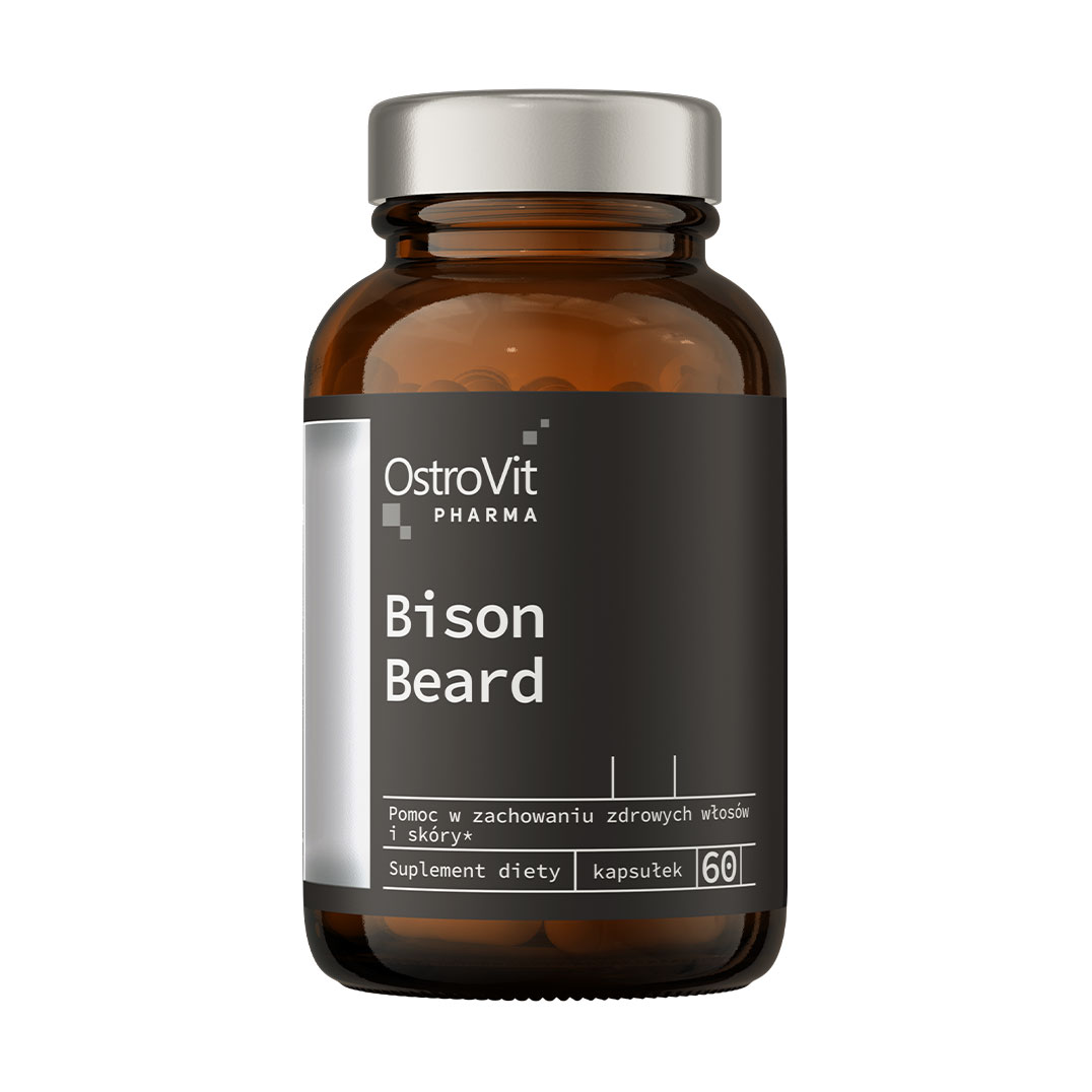 Чоловічий вітамінно-мінеральний комплекс OstroVit Pharma Bison Beard для чоловіків, 60 капсул